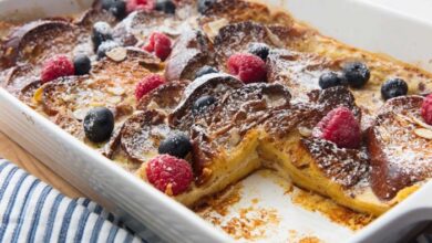 French toast bake with cream cheese