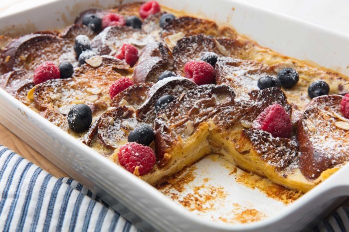 French toast bake with cream cheese