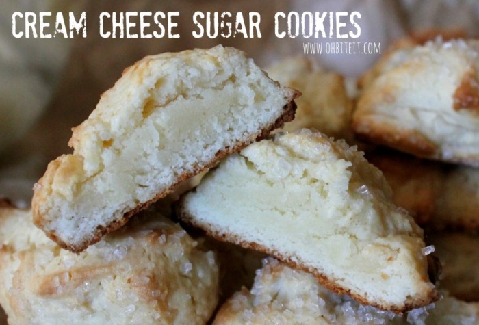 Cream cheese sugar cookies