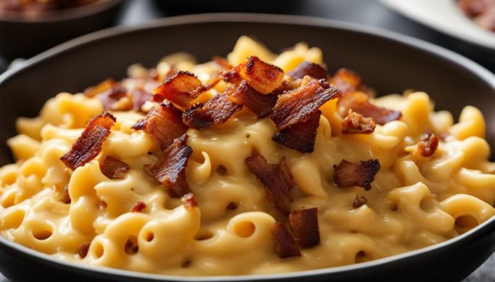 Cheddar bacon mac and cheese