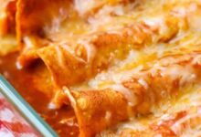 Cream cheese chicken enchiladas