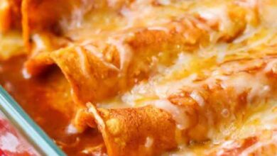 Cream cheese chicken enchiladas