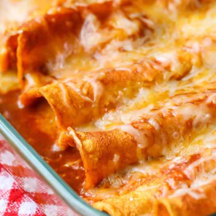 Cream cheese chicken enchiladas