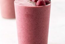 Cherry berry blast smoothie