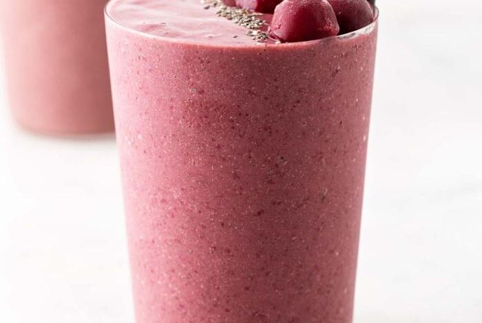 Cherry berry blast smoothie