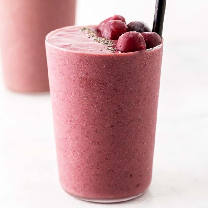 Cherry berry blast smoothie