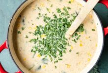 Poblano chicken cheese soup