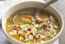 Chicken wild rice soup i