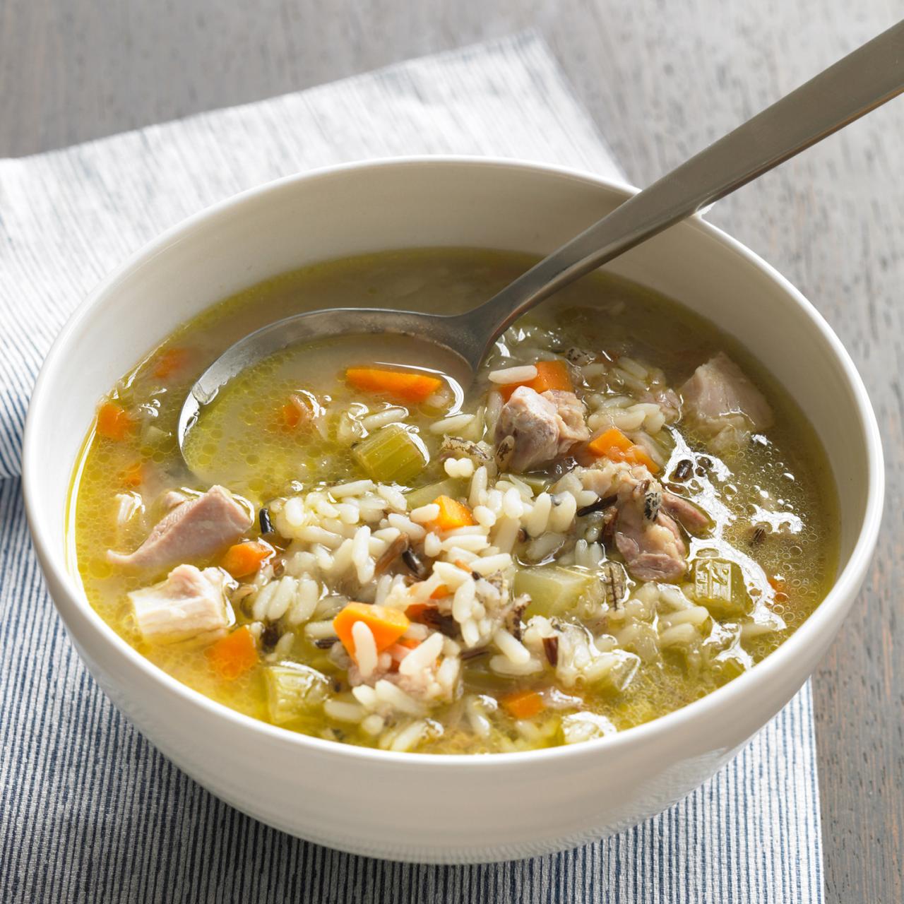 Chicken wild rice soup i