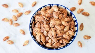 Cinnamon toast pumpkin seeds