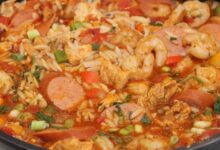 Colleens slow cooker jambalaya