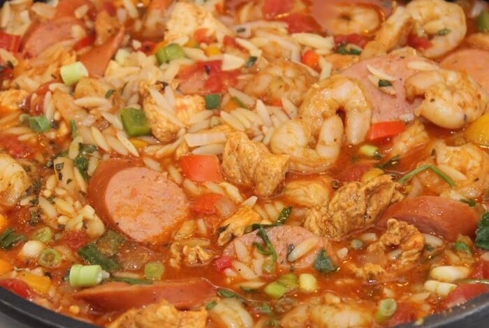 Colleens slow cooker jambalaya