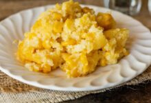 Old fashioned scalloped corn