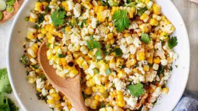 Mexican street corn chicken salad