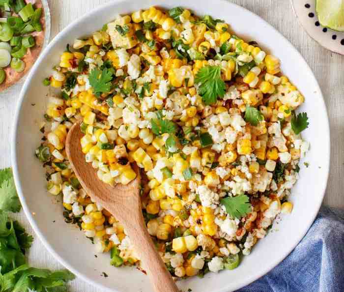 Mexican street corn chicken salad