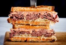 Slow cooked corned beef for sandwiches