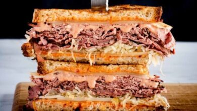 Slow cooked corned beef for sandwiches