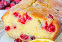 Moist cranberry orange bread