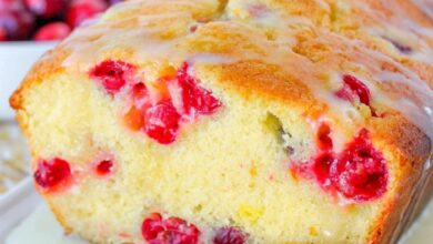 Moist cranberry orange bread