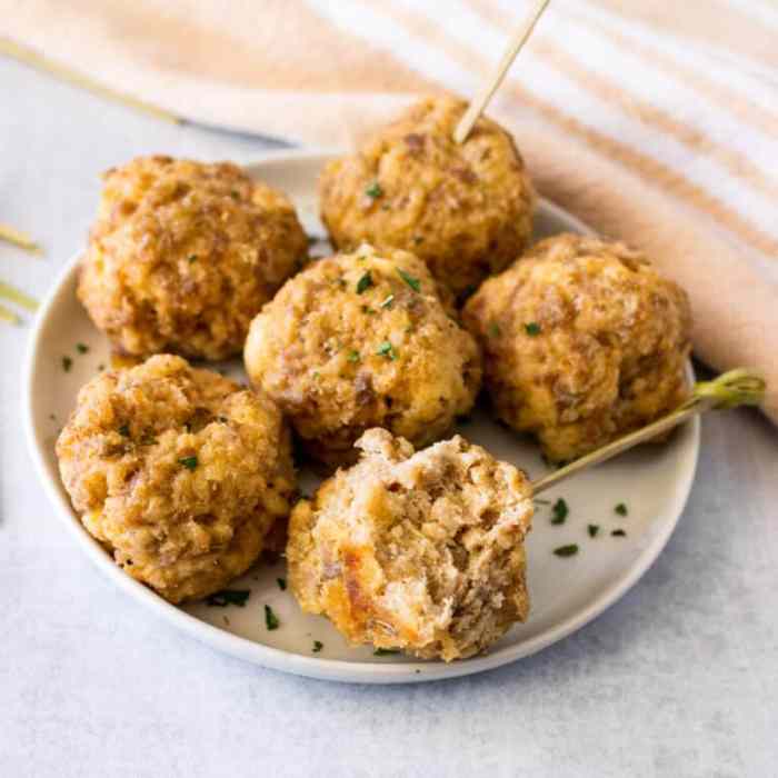 Sausage balls cheese cream recipe football bisquick oz uncooked chicken friday hot lb softened plain minutes baking frozen tailgate cheddar