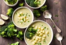 Best cream of broccoli and potato soup