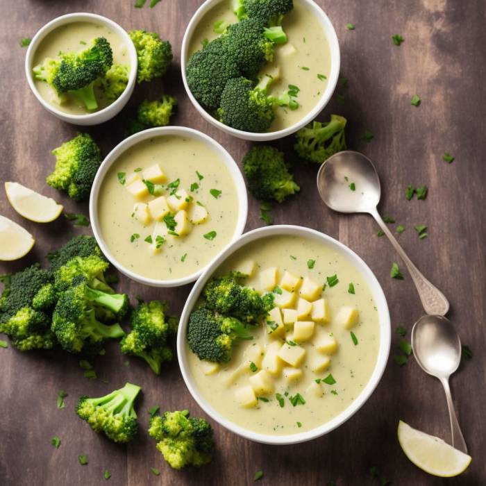 Best cream of broccoli and potato soup