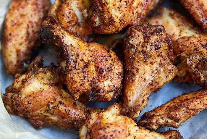 Air fryer herb seasoned chicken wings