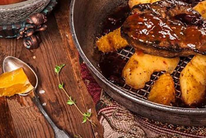 Apple and brown sugar corned beef