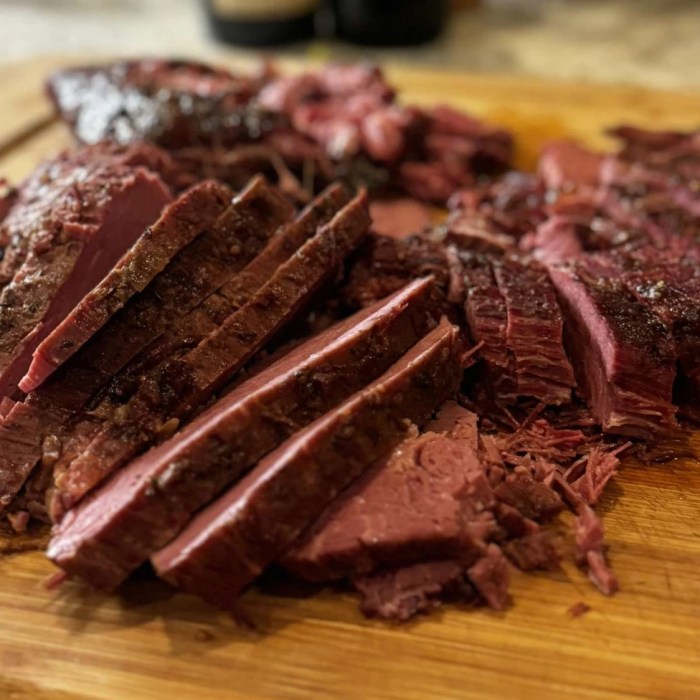 Dutch oven crunchy corned beef