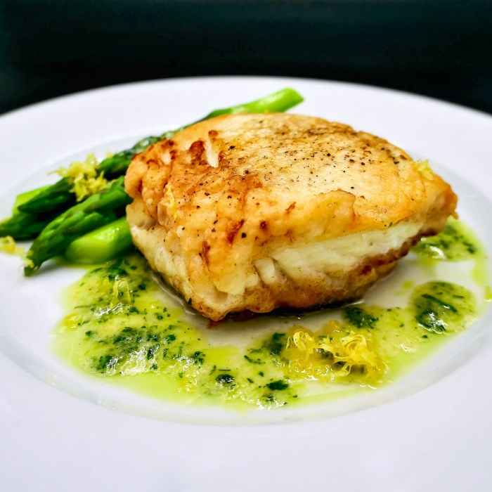 Easy pan fried halibut