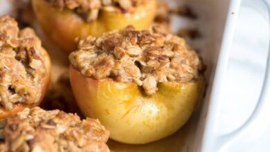 Delicious cinnamon baked apples