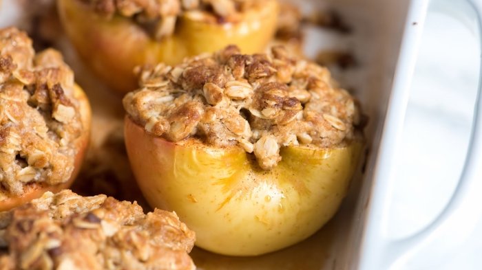 Delicious cinnamon baked apples