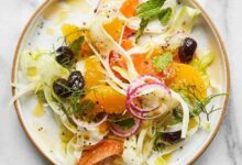 Spring salad with fennel and orange