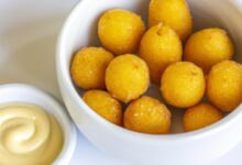 Deep fried corn meal sticks sorullitos de maiz with dipping sauce