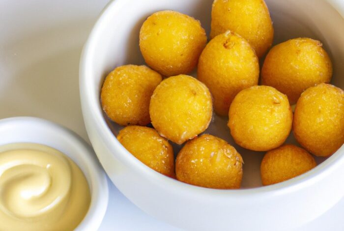 Deep fried corn meal sticks sorullitos de maiz with dipping sauce