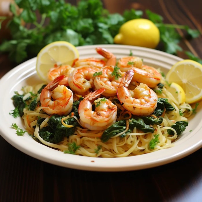 Pasta shrimp garlic lemon creamy recipe food delicious simply recipes prawn seafood sauce butter choose board ideas