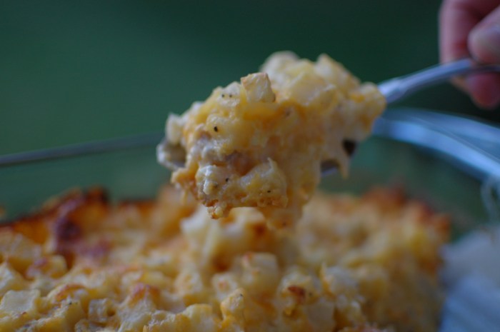 Restaurant style hashbrown casserole