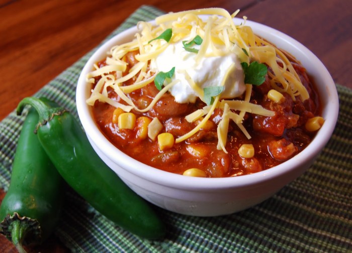 The best turkey chili