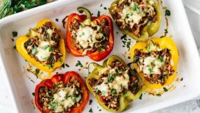 Chef johns stuffed peppers