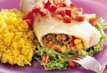 Beef and bean chimichangas