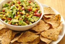 Corn and avocado salsa