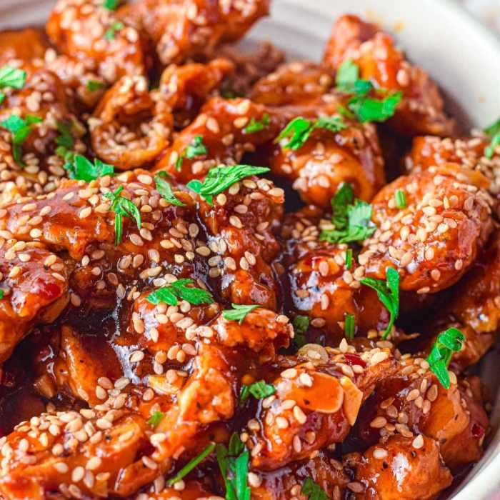 Air fryer sesame chicken thighs