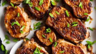 Easy caramelized onion pork chops