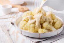 Cauliflower sauce spruce