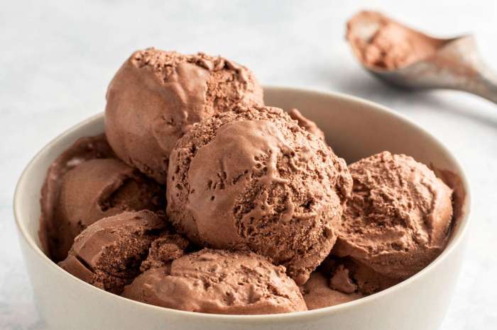 Very chocolate ice cream