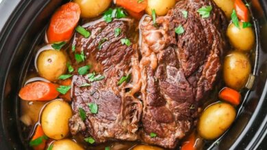 Awesome slow cooker pot roast