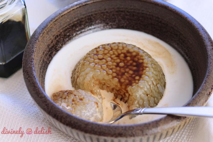 Sago pudding gula melaka