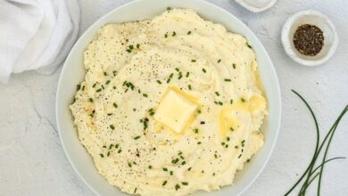 Mashed potatoes with horseradish