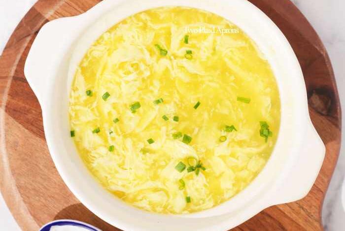 Easy egg drop soup