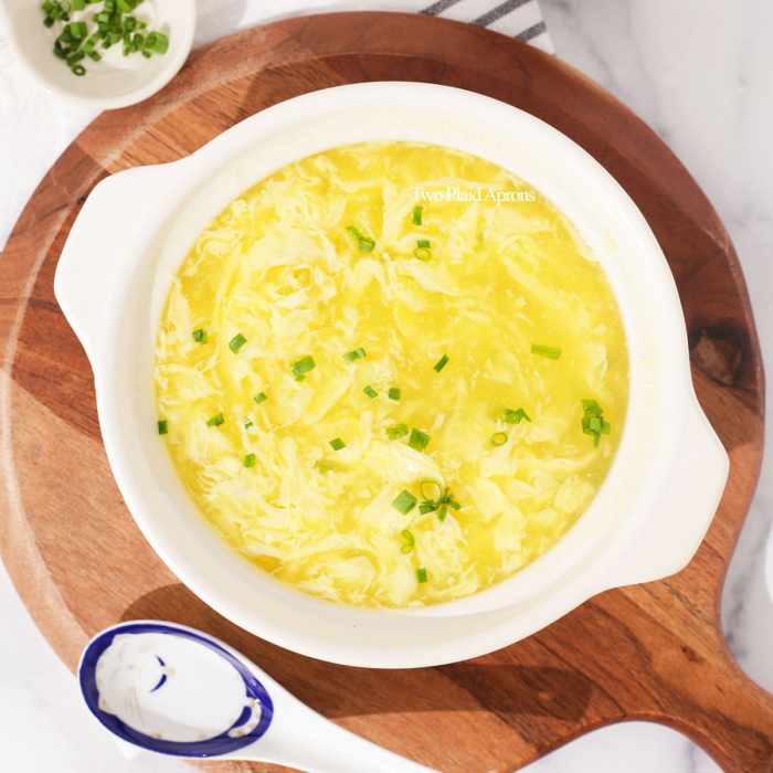 Easy egg drop soup